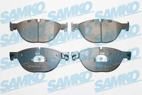 Гальмівні колодки, дискове гальмо (набір) SAMKO 5SP1582