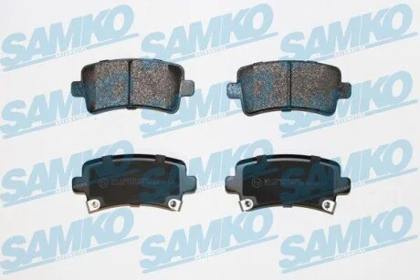 Гальмівні колодки, дискове гальмо (набір) SAMKO 5SP1584