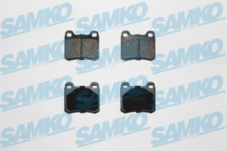 Гальмівні колодки, дискове гальмо (набір) SAMKO 5SP158