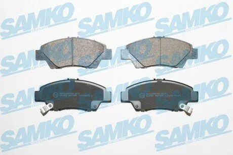 Гальмівні колодки, дискове гальмо (набір) SAMKO 5SP1591