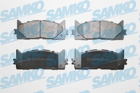 Гальмівні колодки, дискове гальмо (набір) SAMKO 5SP1593