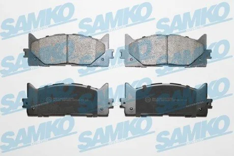 Гальмівні колодки, дискове гальмо (набір) SAMKO 5SP1593