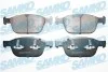 Гальмівні колодки, дискове гальмо (набір) SAMKO 5SP1597 (фото 1)