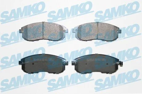 Гальмівні колодки, дискове гальмо (набір) SAMKO 5SP1605