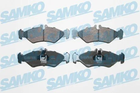 Гальмівні колодки, дискове гальмо (набір) SAMKO 5SP1614