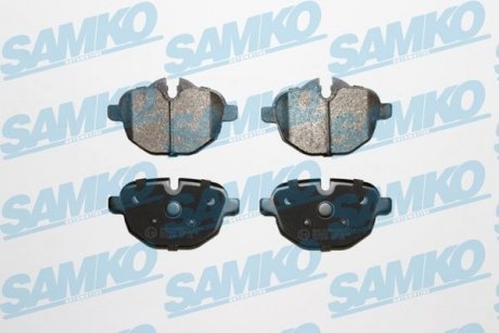 Гальмівні колодки, дискове гальмо (набір) SAMKO 5SP1618 (фото 1)