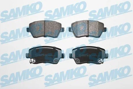 Гальмівні колодки, дискове гальмо (набір) SAMKO 5SP1621