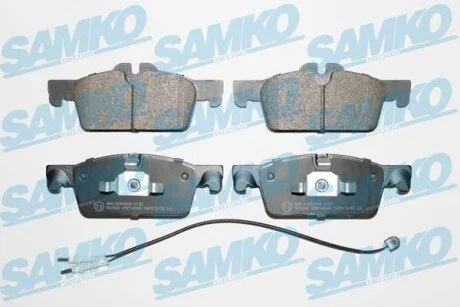 Гальмівні колодки, дискове гальмо (набір) SAMKO 5SP1626A