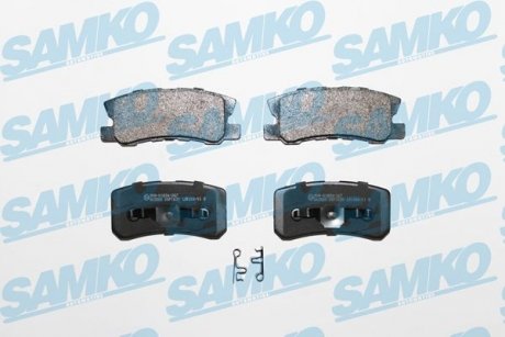 Гальмівні колодки, дискове гальмо (набір) SAMKO 5SP1639 (фото 1)