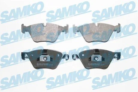 Гальмівні колодки, дискове гальмо (набір) SAMKO 5SP1641