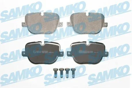 Гальмівні колодки, дискове гальмо (набір) SAMKO 5SP1652