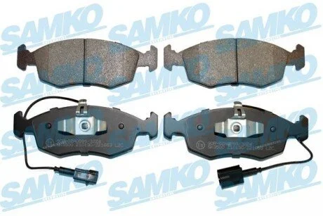 Гальмівні колодки, дискове гальмо (набір) SAMKO 5SP1653