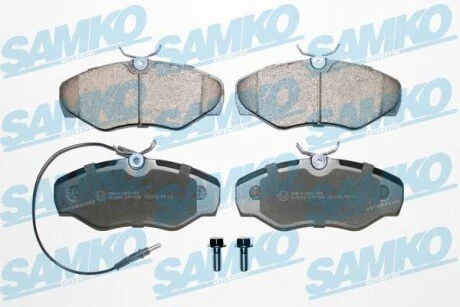 Гальмівні колодки, дискове гальмо (набір) SAMKO 5SP1660