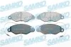 Гальмівні колодки, дискове гальмо (набір) SAMKO 5SP1663 (фото 1)