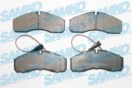 Гальмівні колодки, дискове гальмо (набір) SAMKO 5SP1664