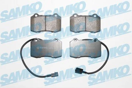 Гальмівні колодки, дискове гальмо (набір) SAMKO 5SP1665