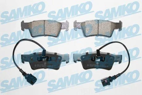 Гальмівні колодки, дискове гальмо (набір) SAMKO 5SP1667