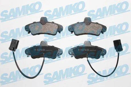 Гальмівні колодки, дискове гальмо (набір) SAMKO 5SP1668