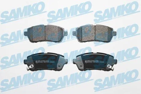 Гальмівні колодки, дискове гальмо (набір) SAMKO 5SP1673