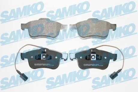 Гальмівні колодки, дискове гальмо (набір) SAMKO 5SP1674