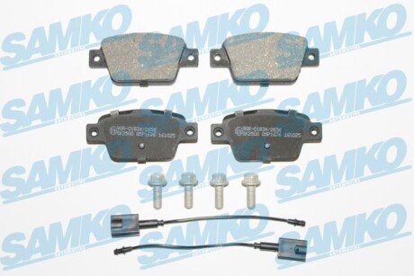 Гальмівні колодки, дискове гальмо (набір) SAMKO 5SP1676