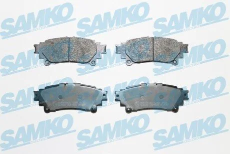 Гальмівні колодки, дискове гальмо (набір) SAMKO 5SP1693