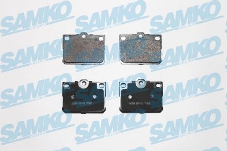 Гальмівні колодки, дискове гальмо (набір) SAMKO 5SP169