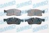 Колодки гальмівні SAMKO 5SP1735 (фото 1)