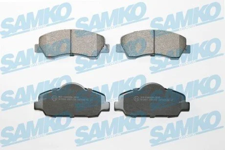 Комплект гальмівних колодок дискові C-ELYSEE 1.2VTI SAMKO 5SP1770
