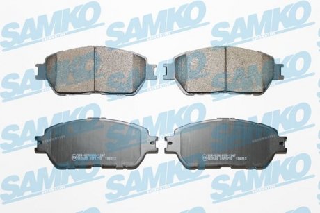 Колодки гальмівні CAMRY SAMKO 5SP1792 (фото 1)