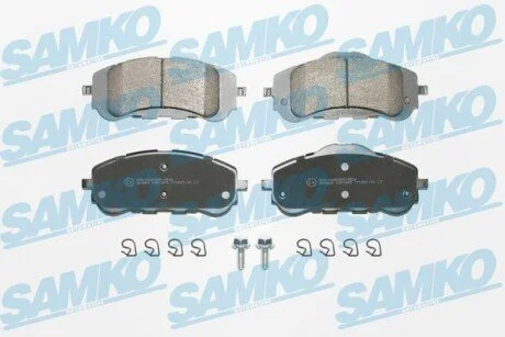 Колодки гальмівні P308 13- 283mm SAMKO 5SP1845