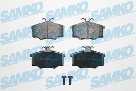 Гальмівні колодки, дискове гальмо (набір) SAMKO 5SP187