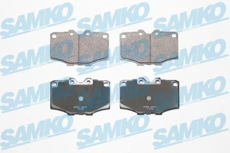 Гальмівні колодки, дискове гальмо (набір) SAMKO 5SP202