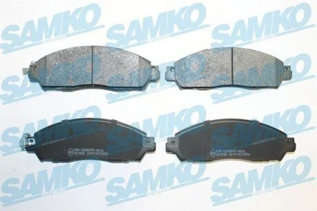 Klocki ham. LEAF NP300 + ALASKAN.. SAMKO 5SP2056