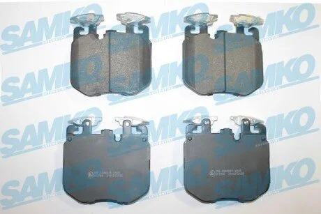 Колодки тормозные (передние) BMW 3 (G20,G21)/5 (G30,G31)/7 (G11,12)/X5 (G05)/X6 (G06) 17- (Brembo) SAMKO 5SP2158