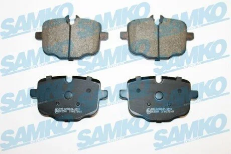 Колодки гальмівні (задні) BMW 5 (G30,G31)/7 (G11,G12)/X5 (G05)/X6 (G06) 17- (TRW) SAMKO 5SP2161