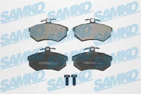 Гальмівні колодки, дискове гальмо (набір) SAMKO 5SP216