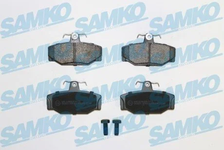 Гальмівні колодки, дискове гальмо (набір) SAMKO 5SP217