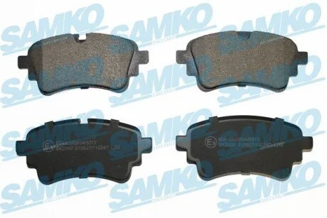Колодки гальмівні (задні) Audi A4/A6/Q5/Q7/VW Touareg 15- SAMKO 5SP2247