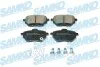 Колодки гальмівні (задні) Toyota Corolla 1.5/1.6 VVTi 19- SAMKO 5SP2251 (фото 1)
