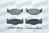 Гальмівні колодки, дискове гальмо (набір) SAMKO 5SP225 (фото 1)
