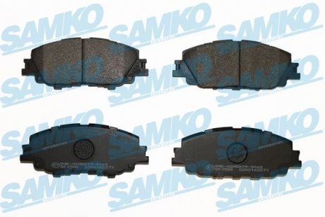 Колодки гальмівні (передні) Toyota Corolla/Yaris 18- (Advics) SAMKO 5SP2271 (фото 1)