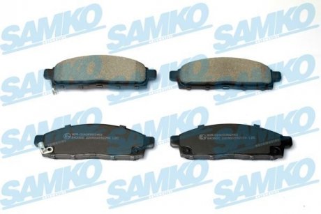 Колодки гальмівні (передні) Mitsubishi L200 07- / Fiat Fullback 16- (Tokico) SAMKO 5SP2284 (фото 1)