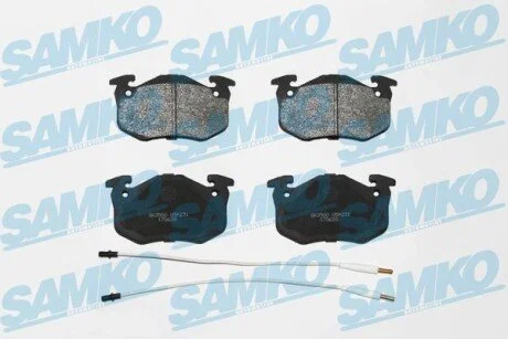 Гальмівні колодки, дискове гальмо (набір) SAMKO 5SP231