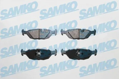 Гальмівні колодки, дискове гальмо (набір) SAMKO 5SP238