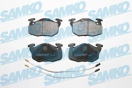 Гальмівні колодки, дискове гальмо (набір) SAMKO 5SP271