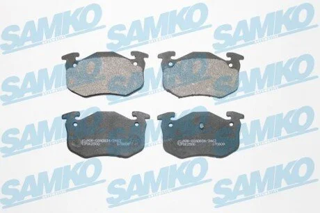 Гальмівні колодки, дискове гальмо (набір) SAMKO 5SP275