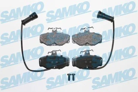 Гальмівні колодки, дискове гальмо (набір) SAMKO 5SP279
