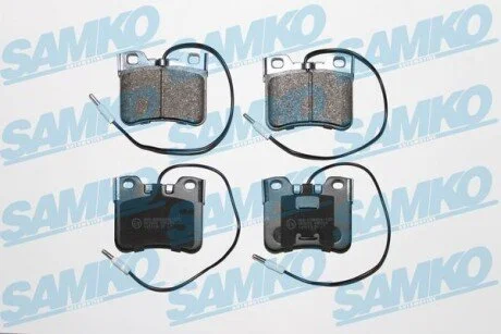 Гальмівні колодки, дискове гальмо (набір) SAMKO 5SP283