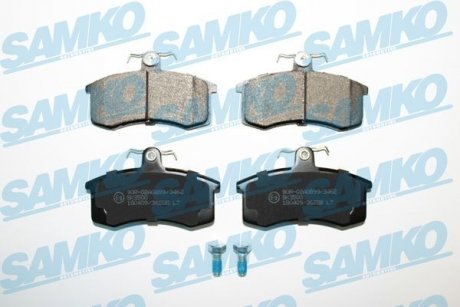 Гальмівні колодки, дискове гальмо (набір) SAMKO 5SP288